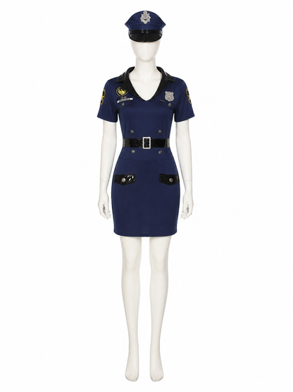 Women’s Police Officer Costume, Carnival Cosplay Outfit product detail 2