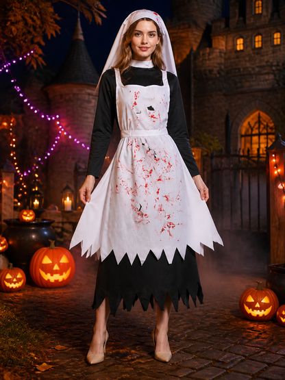 Halloween Costume with Dress and Apron