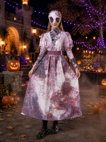 Women's Witch Costume Dress for Halloween Cosplay