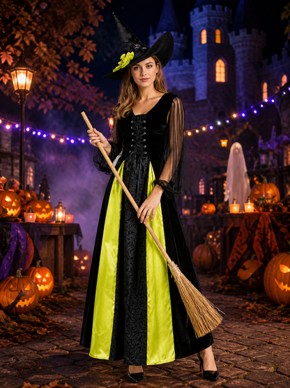 Night Angel Witch Costume for Halloween Costumes detail 2
