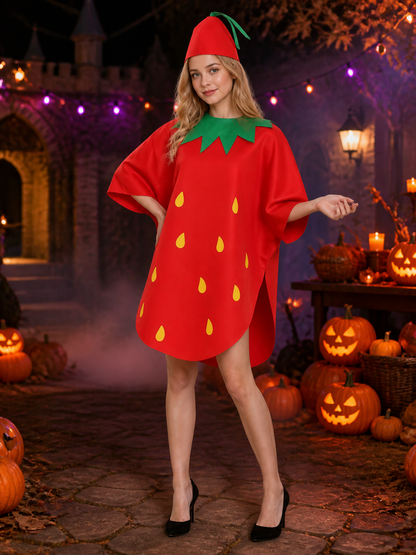 Strawberry Costume for Masquerades and Stage Performances