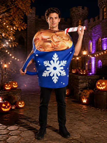 Halloween Milk Glass Costume with Straw Costumes detail 2