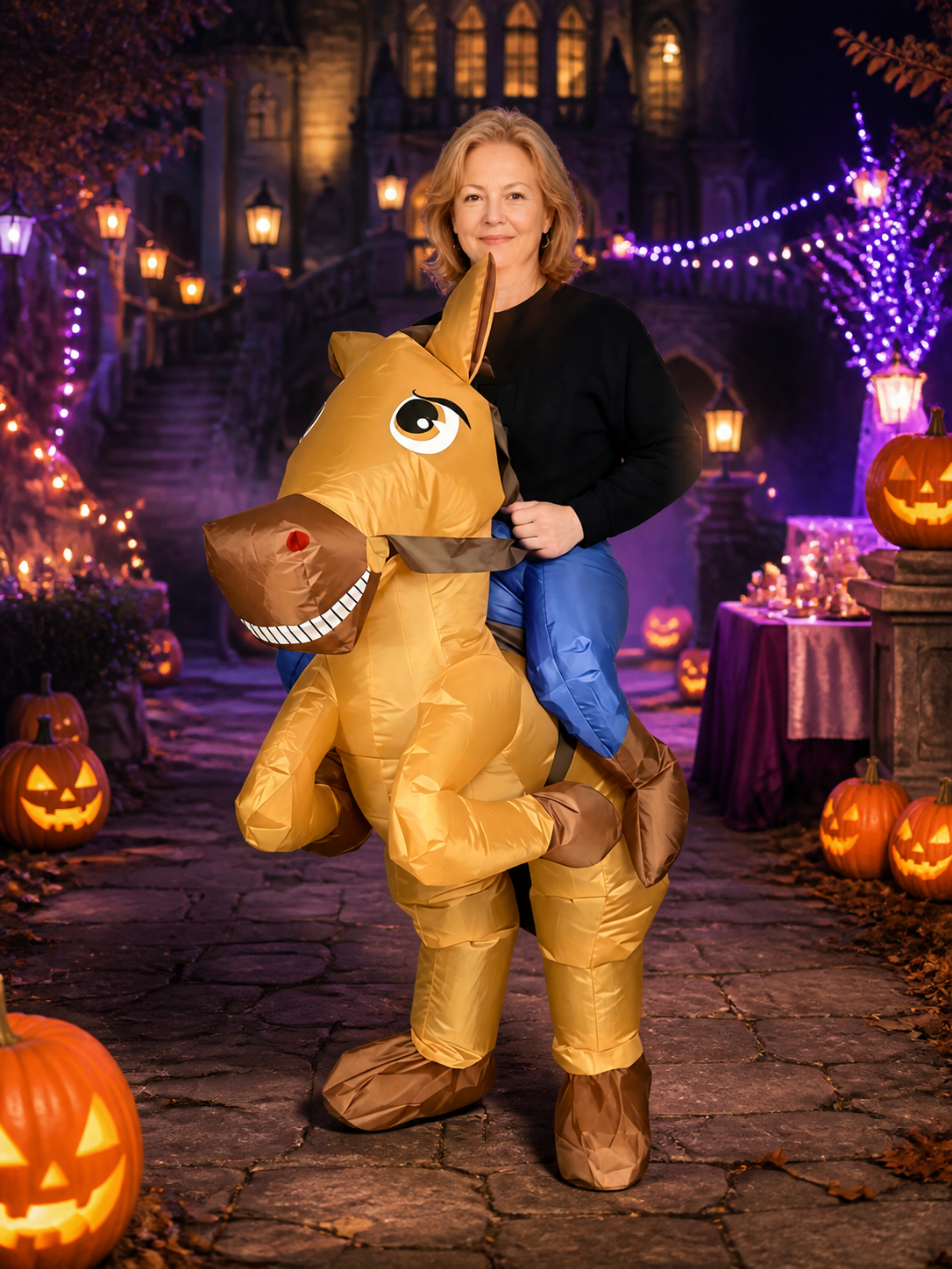 Adult Inflatable Dinosaur Costume, Funny Halloween Party Outfit Costumes detail 2