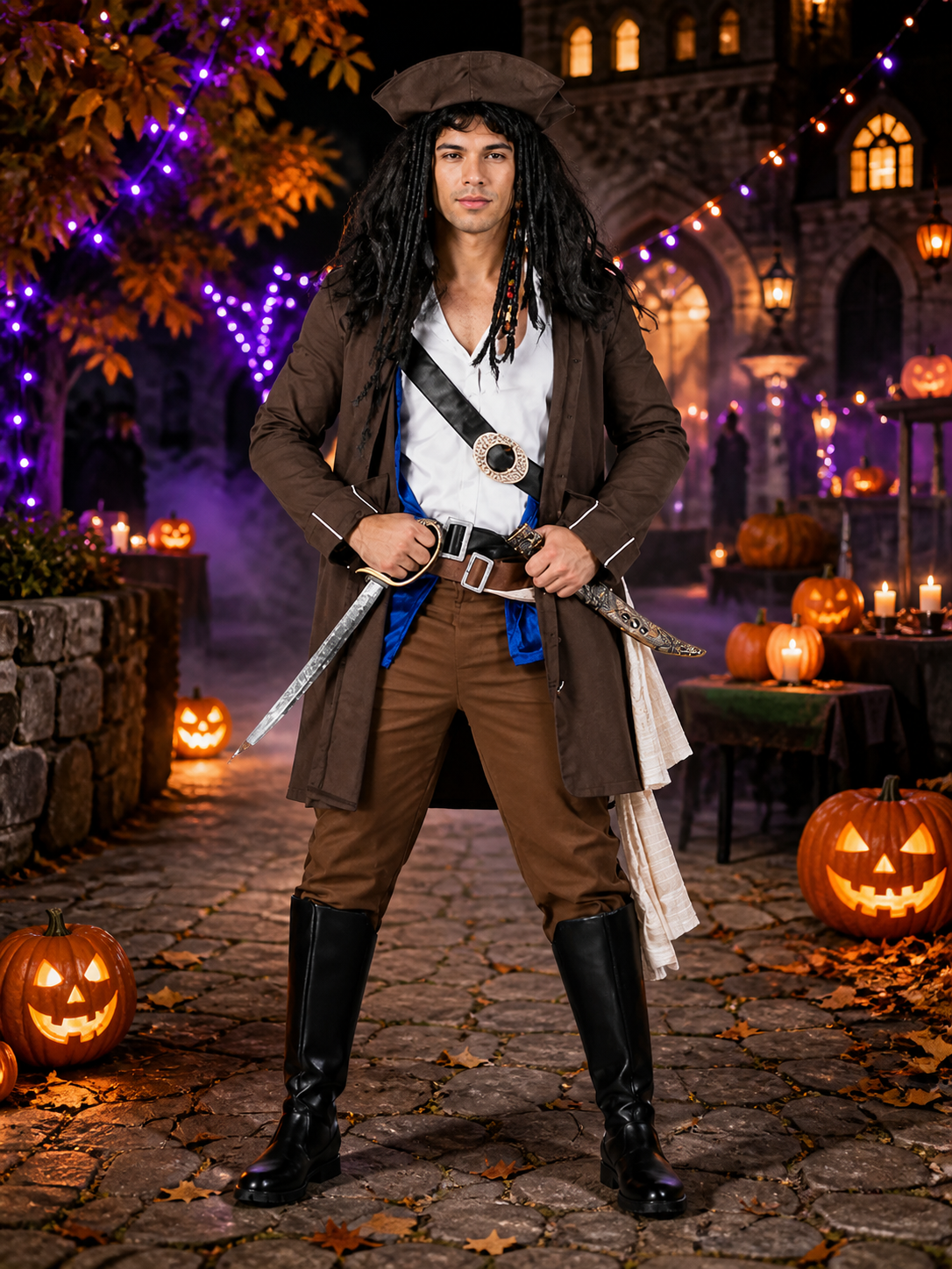 Pirate Carnival Costume for Cosplay and Halloween