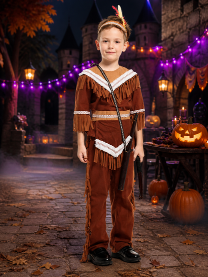 Indian Chief Halloween Costume B-0223 Costumes detail 2