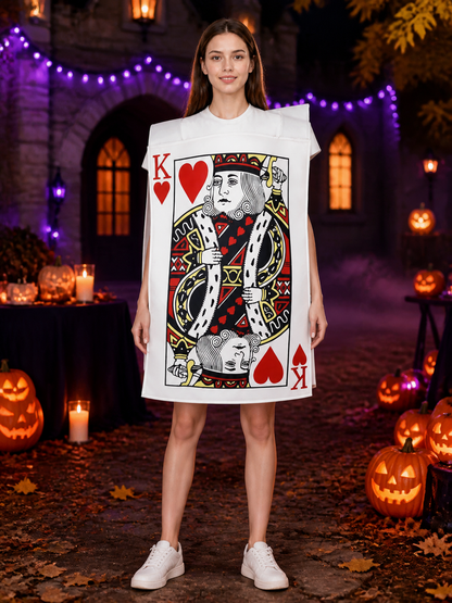 Funny Mona Lisa Bodysuit Costume, Green Horned Full Body Halloween Outfit Costumes detail 2