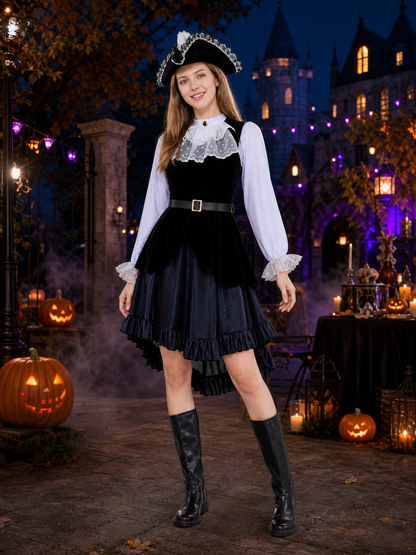 Victorian Pirate Carnival Costume for Cosplay