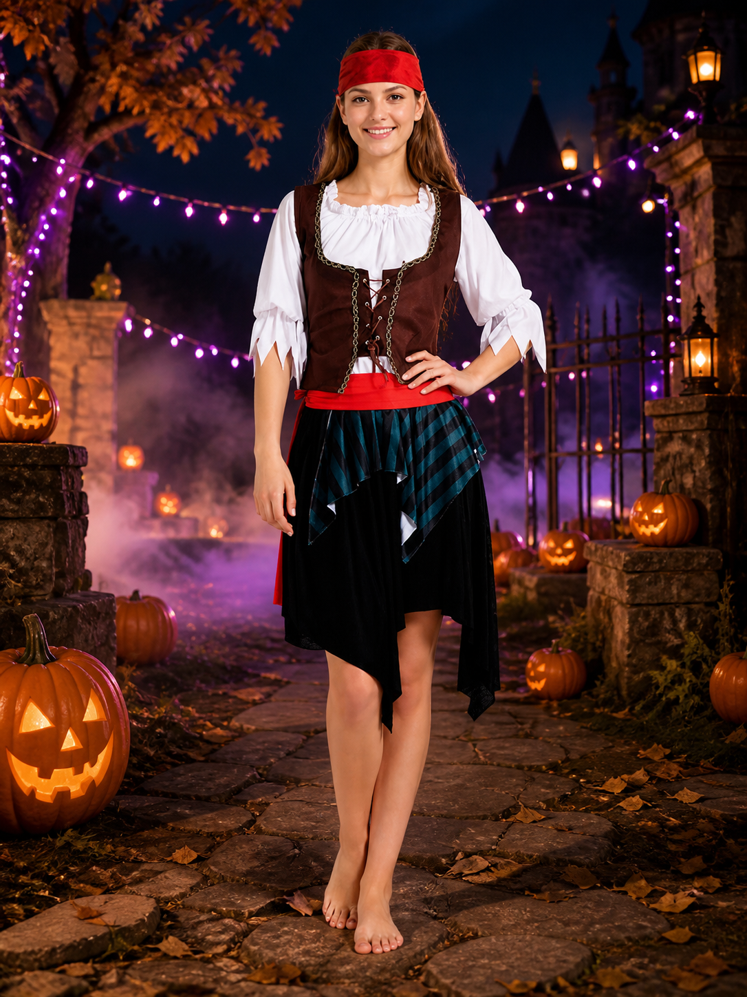 Women’s Pirate Costume for a Party product detail 2