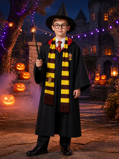 Harry Potter Hooded Robe for Cosplay and Performances Costumes detail 2