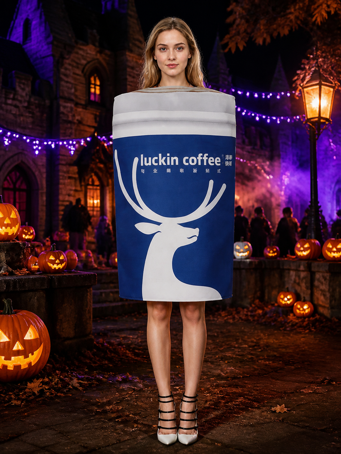 Coffee Cup Costume for Halloween and Cosplay Costumes detail 2