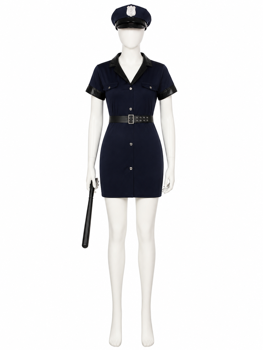 Women's Police Costume, Carnival T58-06 Dress Costume Dresses detail 2