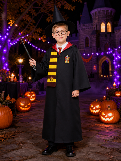 Academic Wizard Costume with Robe and Accessories Costume Accessories detail 2