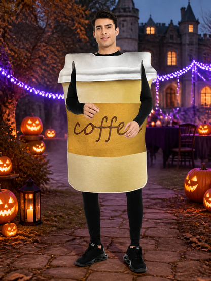 Coffee Cup Carnival Costume for Halloween and Cosplay Costumes detail 2