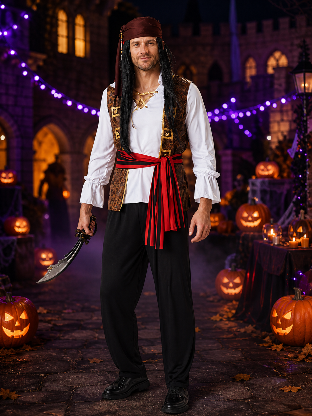 Pirate Carnival Costume for Halloween Cosplay Costumes detail 2