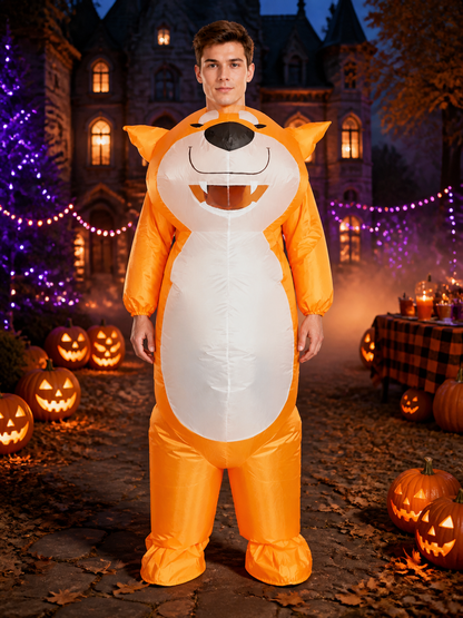 Inflatable Dog Costume, Funny Animal Halloween Jumpsuit Costumes detail 2