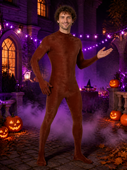 Adult Invisible Man Full Coverage Bodysuit Halloween Costume Costumes detail 2
