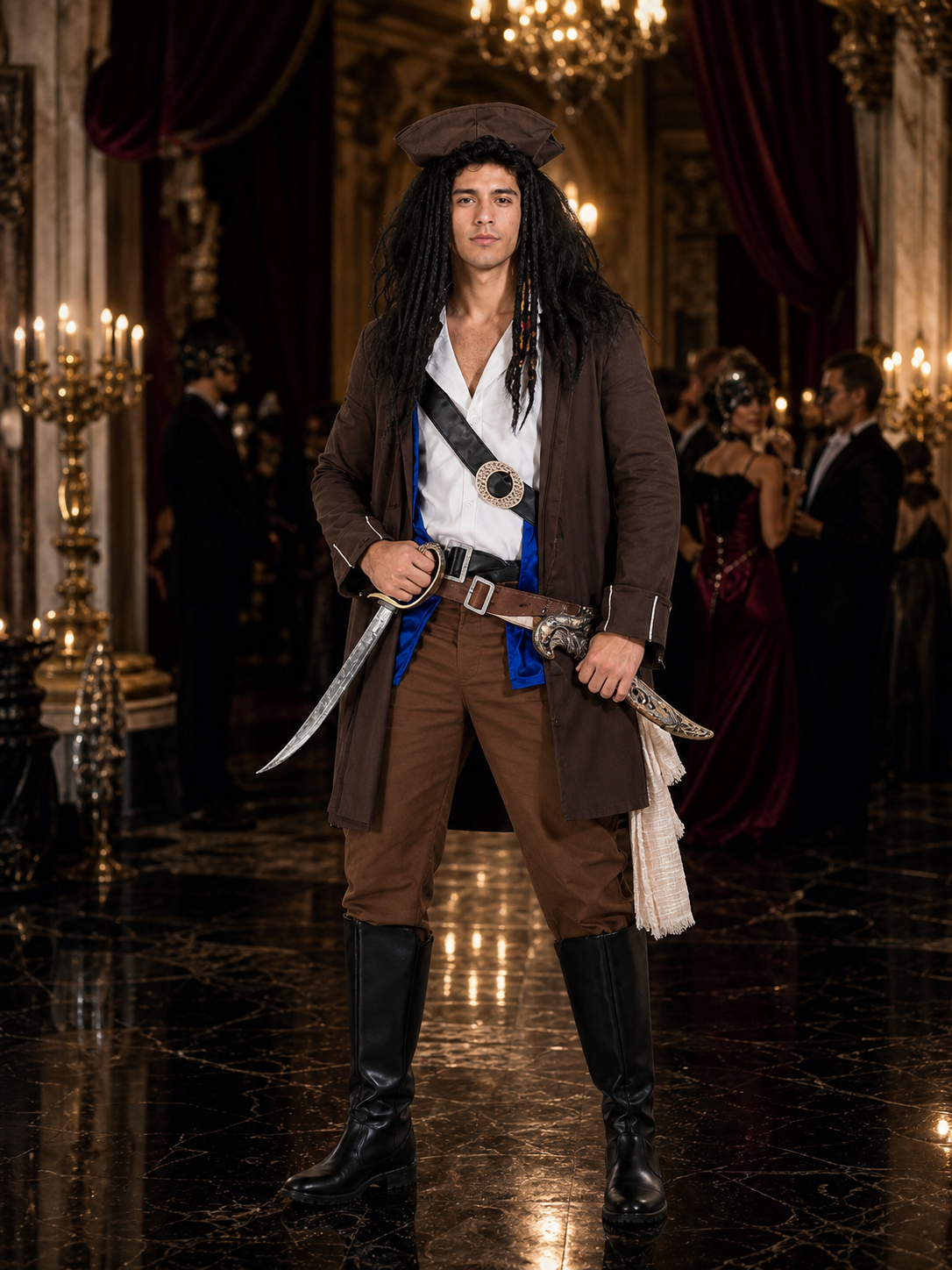 Pirate Carnival Costume for Cosplay and Halloween
