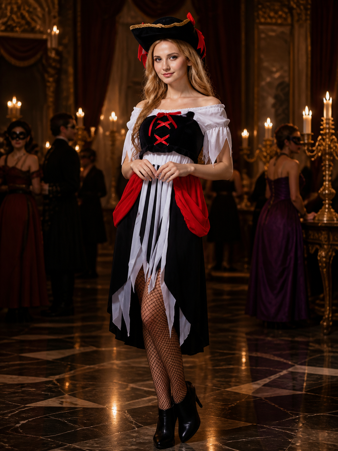 Women’s Retro Pirate Halloween Costume product detail