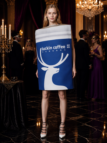 Coffee Cup Costume for Halloween and Cosplay Costumes detail