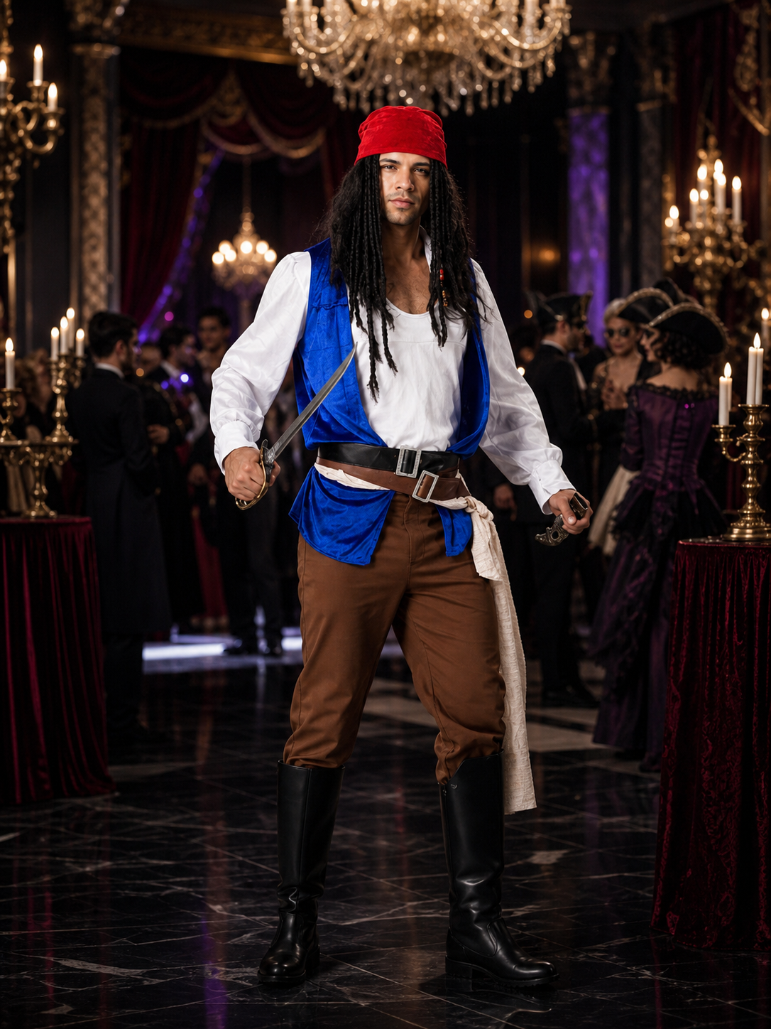Pirate Costume for Performances and Halloween Costumes detail