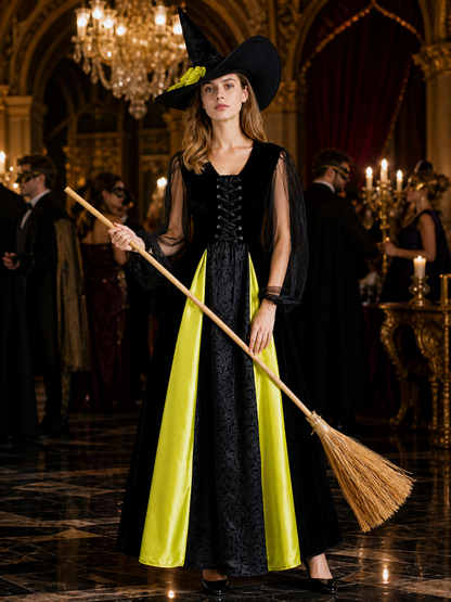 Night Angel Witch Costume for Halloween Costumes detail