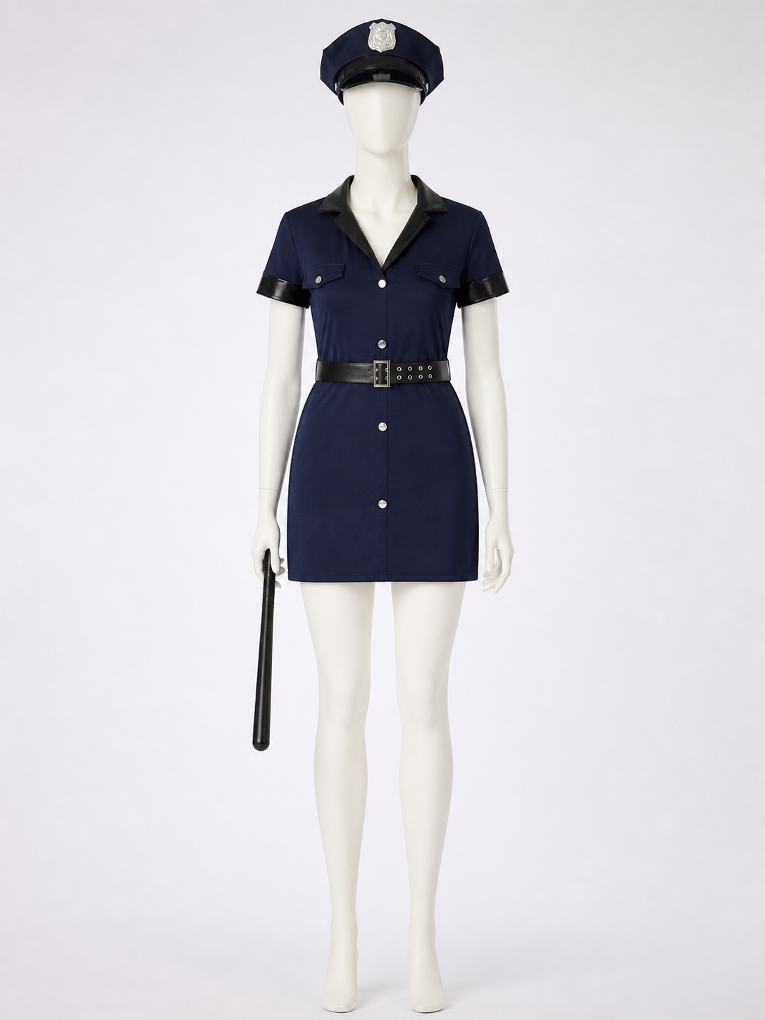Women's Police Costume, Carnival T58-06 Dress Costume Dresses detail