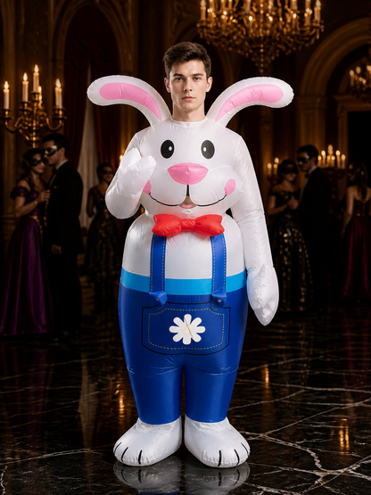 Easter Inflatable Bunny Costume, Cartoon Rabbit Suit For Cosplay Party Costumes detail