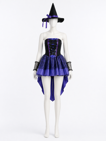 Women's Witch Halloween Costume with Hat Costume Headwear detail