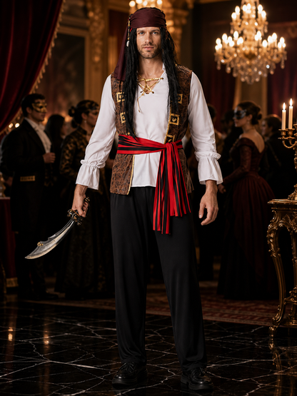 Pirate Carnival Costume for Halloween Cosplay Costumes detail