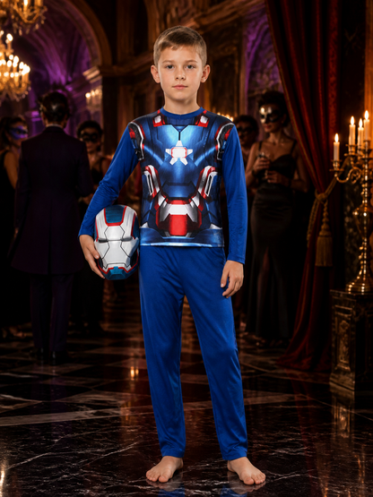 Iron Man Costume, Form-Fitting Cosplay Jumpsuit Costumes detail