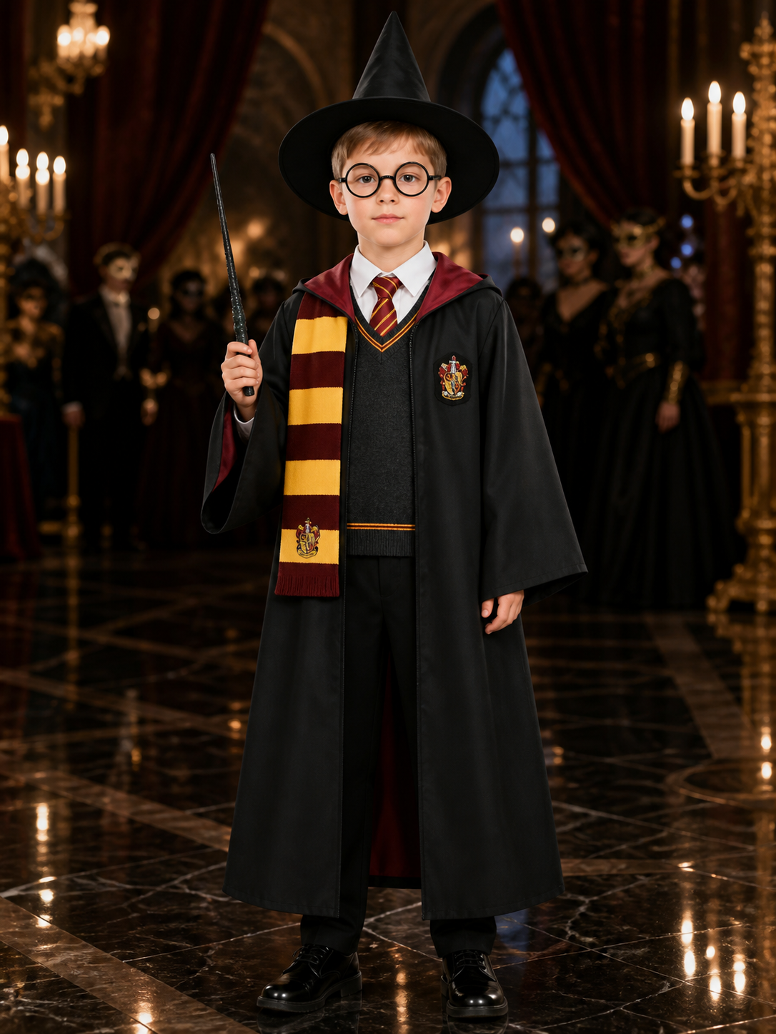 Harry Potter Robe, Wizard Costume for Cosplay Costumes detail