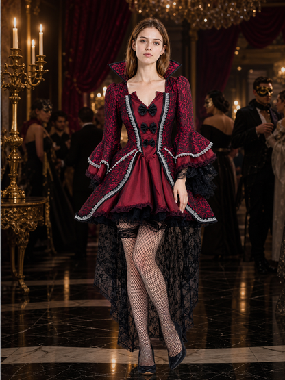 Women's Vampire Countess Costume for Halloween