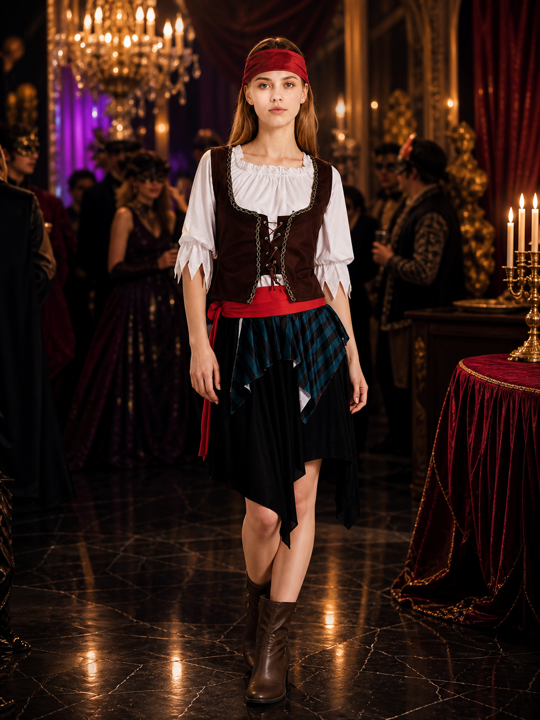 Women’s Pirate Costume for a Party product detail