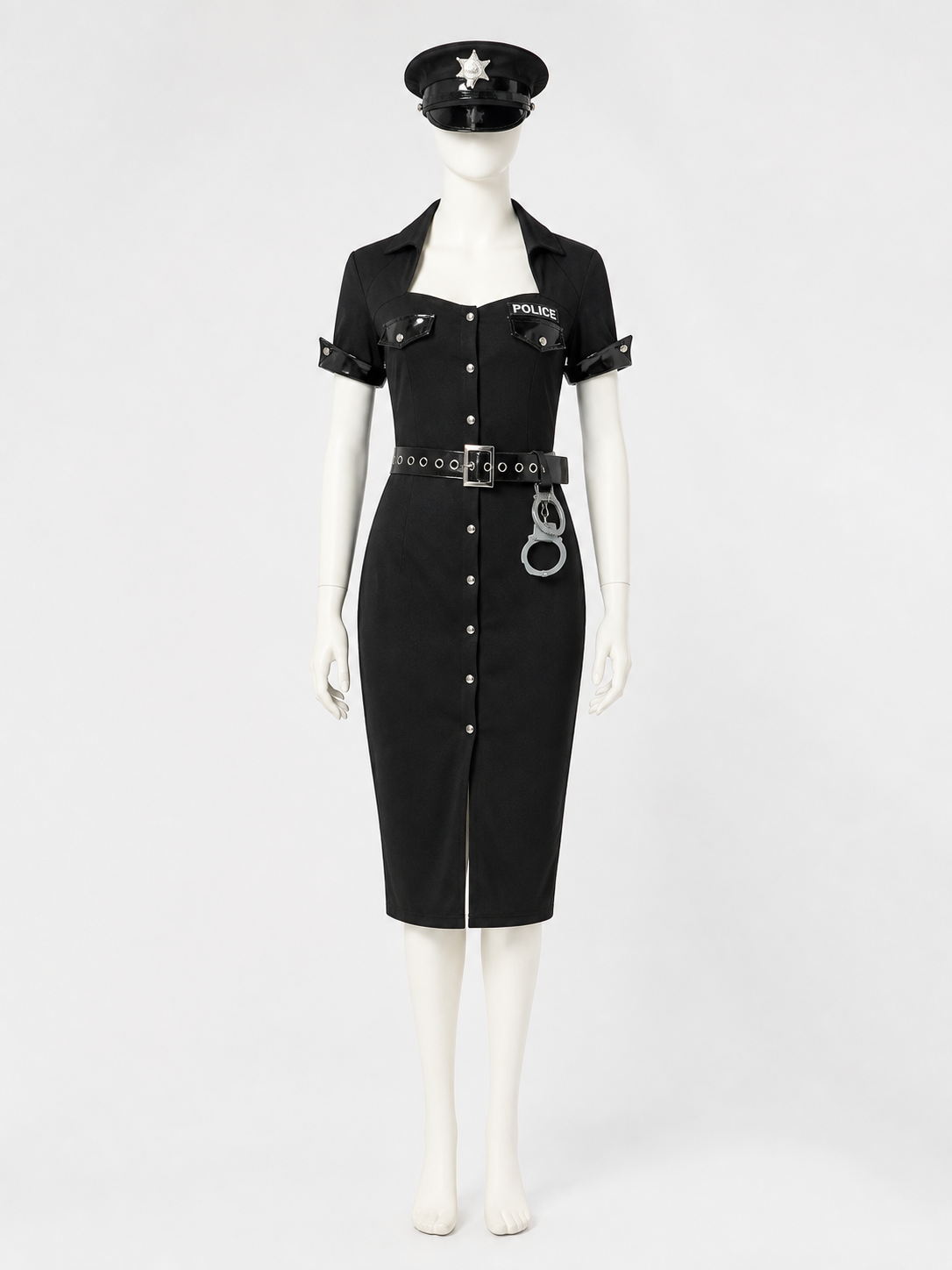 Women's Police Officer Costume for Halloween Costumes detail