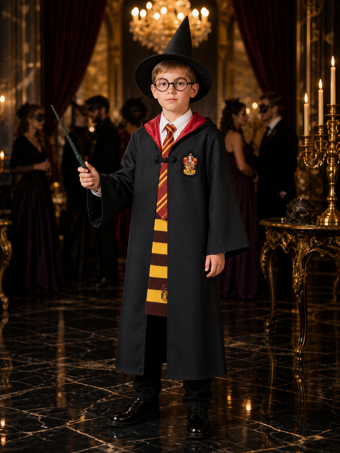 Harry Potter Hooded Robe for Cosplay and Performances Costumes detail
