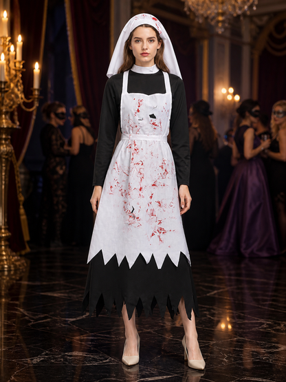 Halloween Costume with Dress and Apron