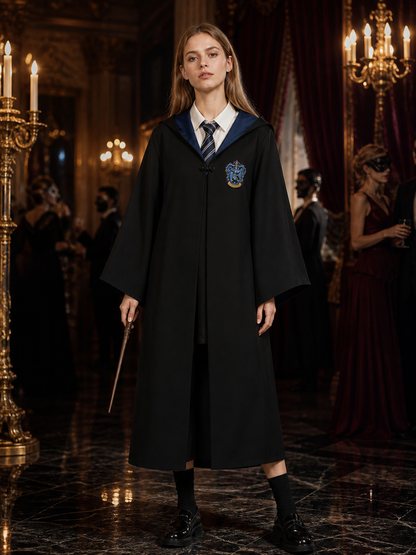 Blue Wizard School Robe for COS and Halloween