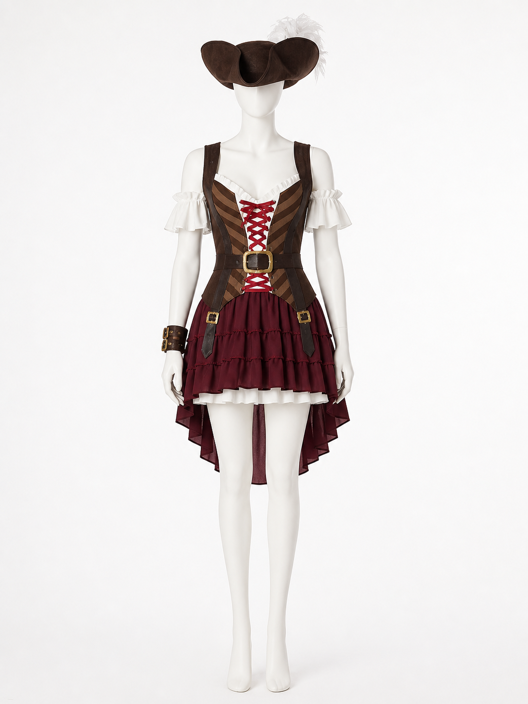 Women's Pirate Costume for Halloween and Cosplay Costumes detail