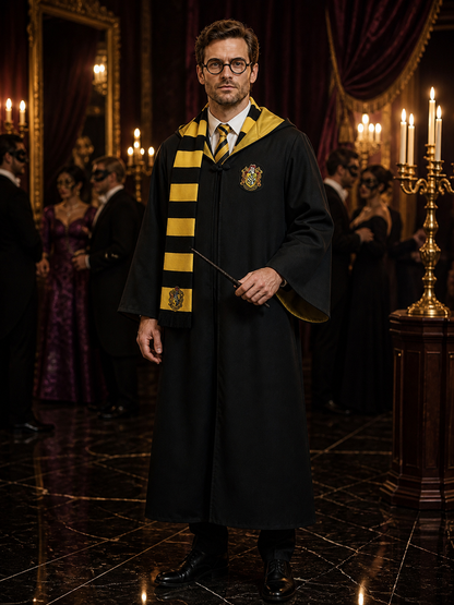 Harry Potter Hufflepuff Robe, 5-Piece Costume