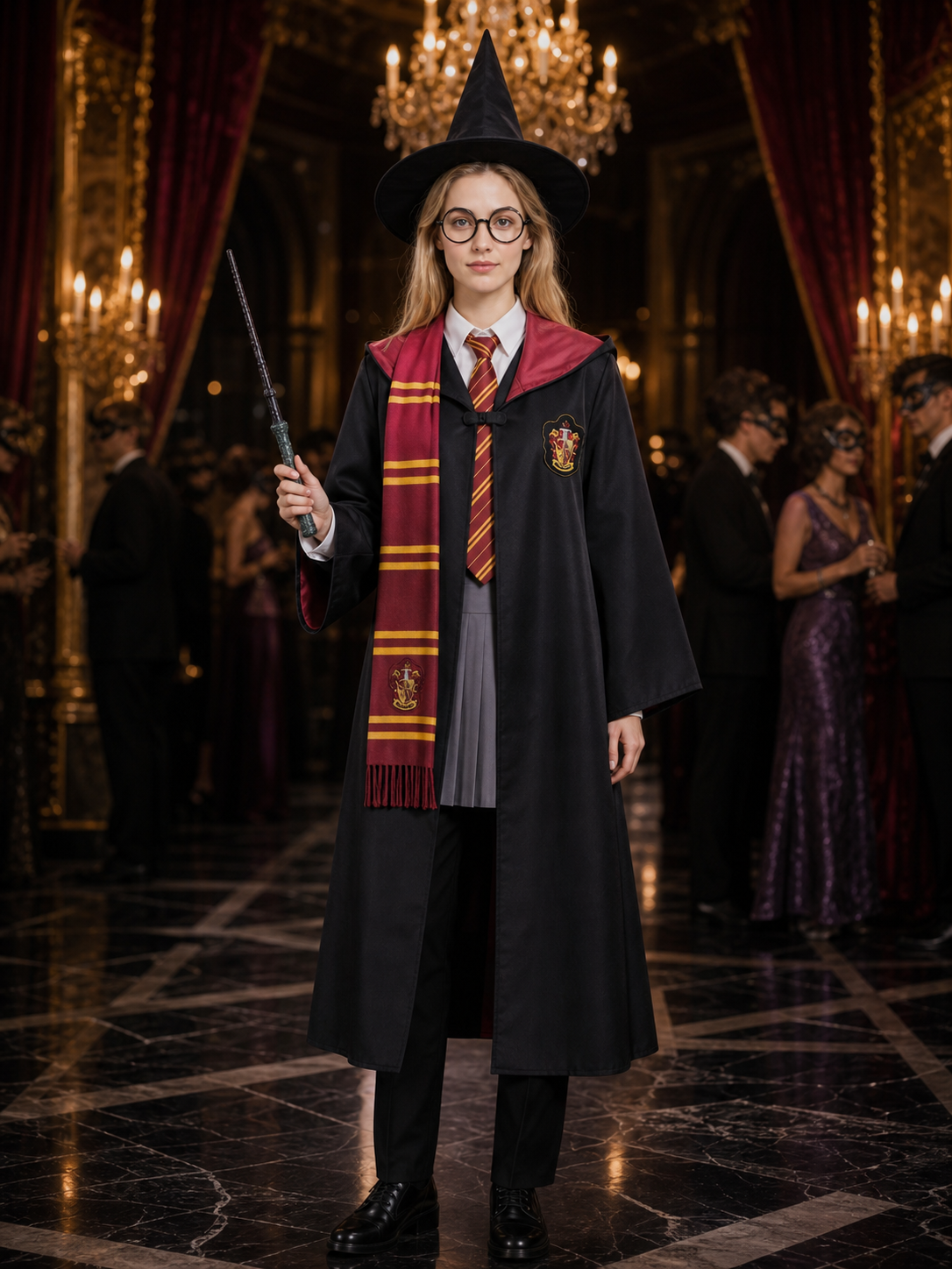 Harry Potter Gryffindor Robe for Cosplay and Halloween Costumes detail