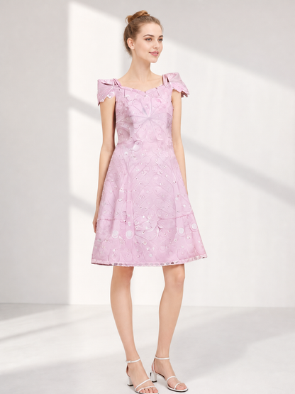 Pink cosplay dress from Wicked 2