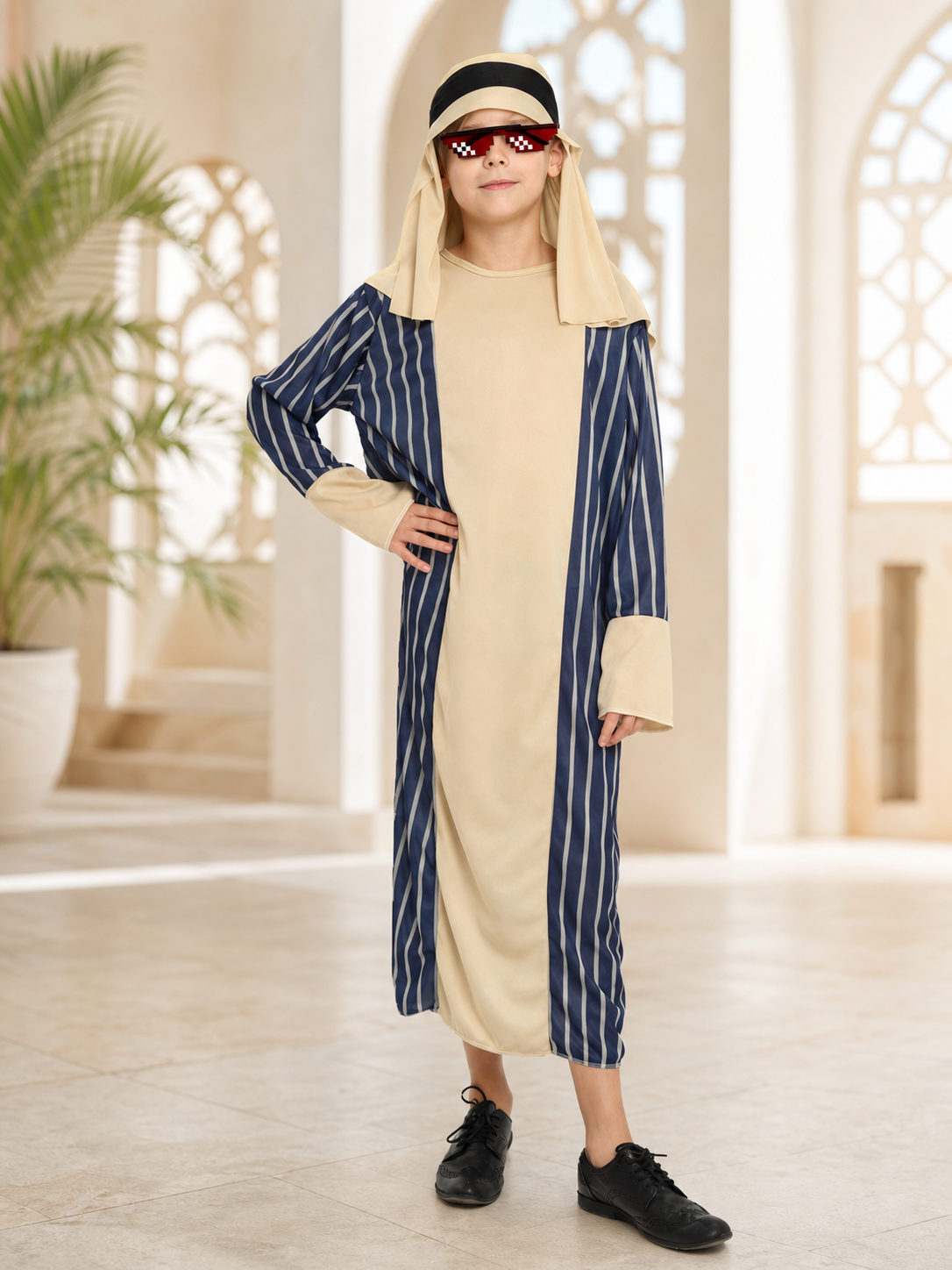 Shepherd Costume for Parties with Robe and Accessories
