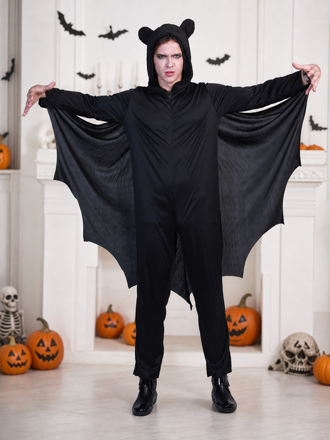 Hooded Bat Costume lifestyle view 4