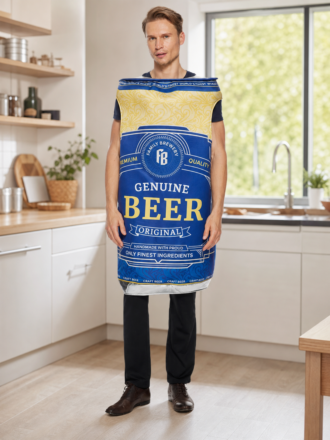 Beer Can Costume for Halloween and Parties lifestyle view 2