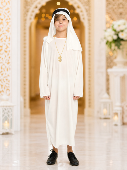 Children's Arabian-Style Carnival Costume with Pendant