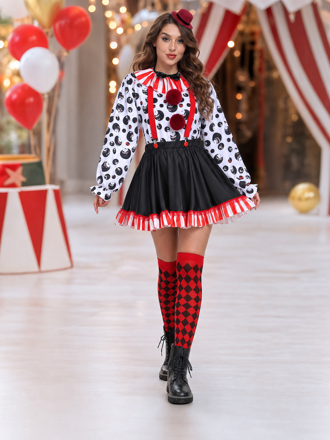 Halloween and Stage Clown Costume
