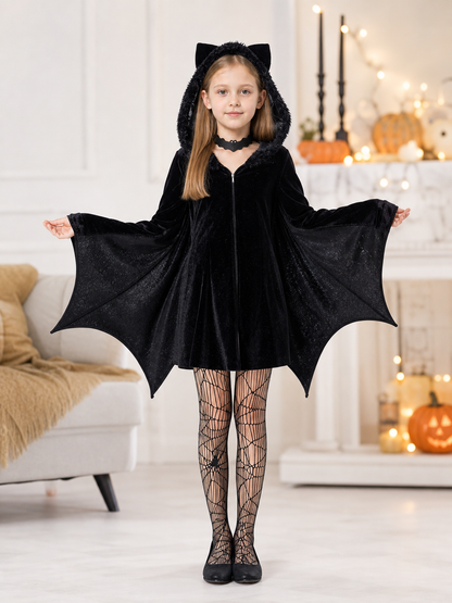 Gothic hooded bat costume