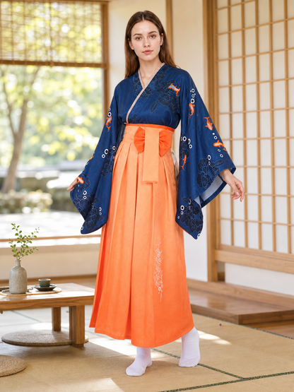 Amelia Watson Kimono-Style Cosplay Dress