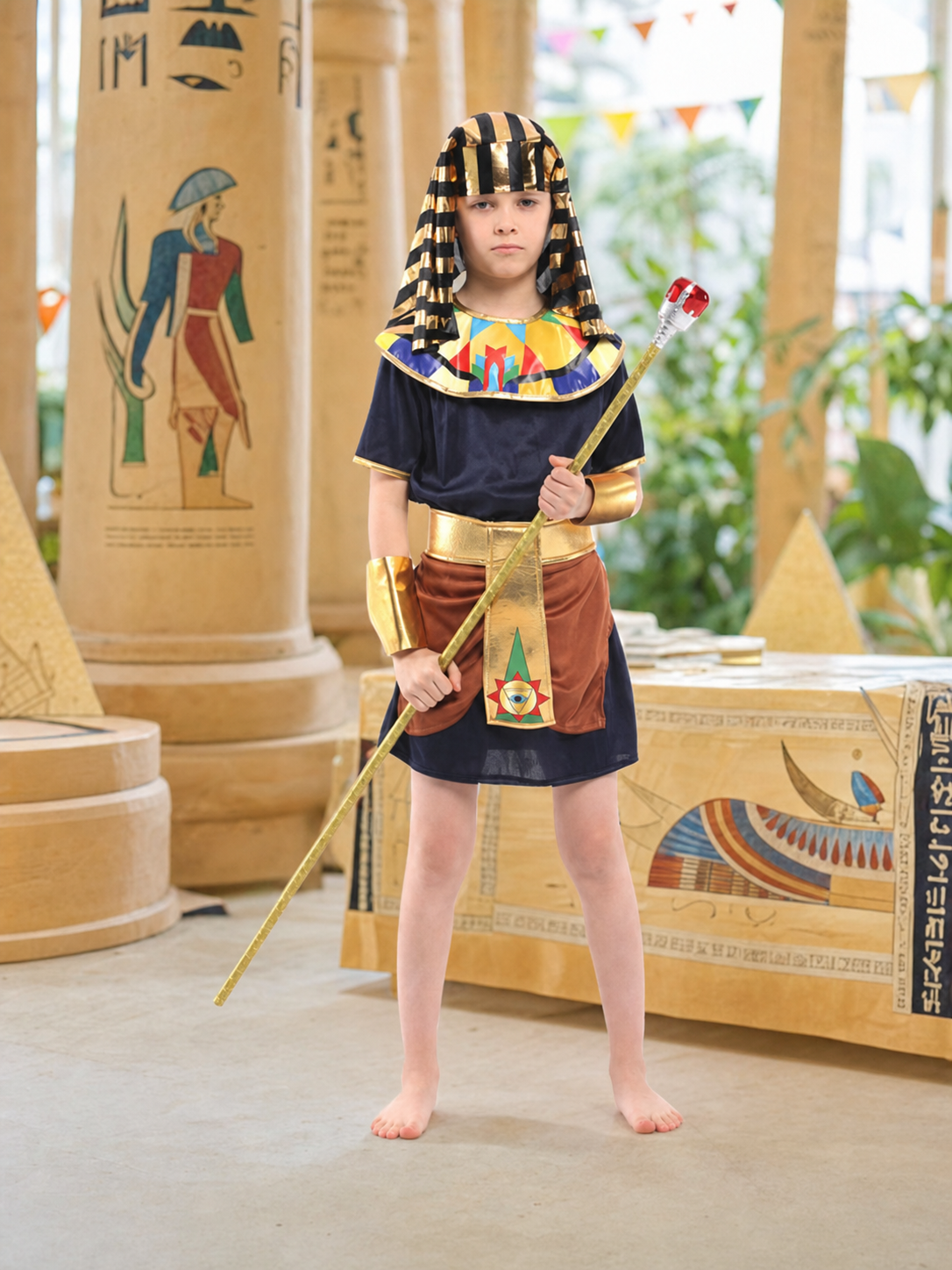 Children's Ancient Egypt Pharaoh Costume for Parties