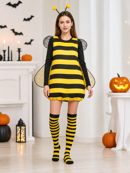 Bee Costume with Wings and Antennae